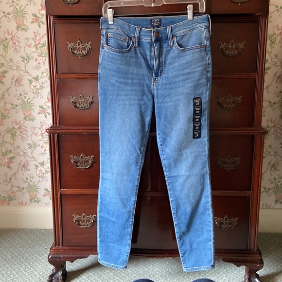 NWT J Crew Factory 9” Mid Rise Skinny Jeans - Picture 5 of 8